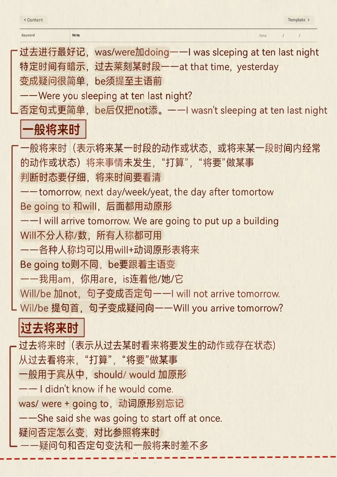 中考英语51条语法顺口溜 第5张