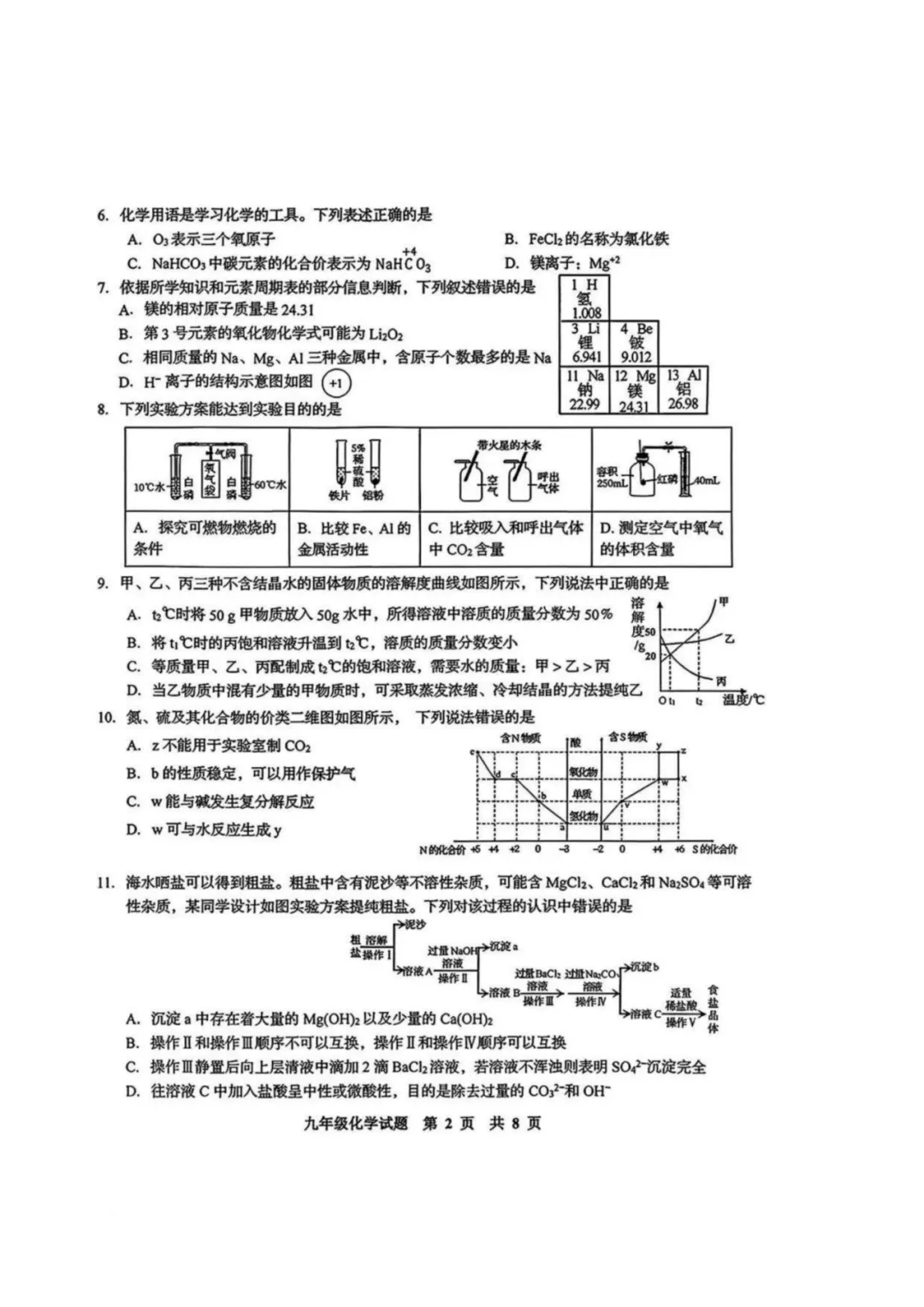 2026青岛各区自招模拟真题+划线+答案!高清无水印下载! 第25张
