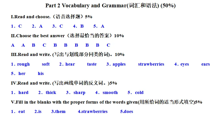 期中冲刺必刷!上海四下语数英真题卷,考前高效练手 第6张 期中冲刺必刷!上海四下语数英真题卷,考前高效练手 第6张