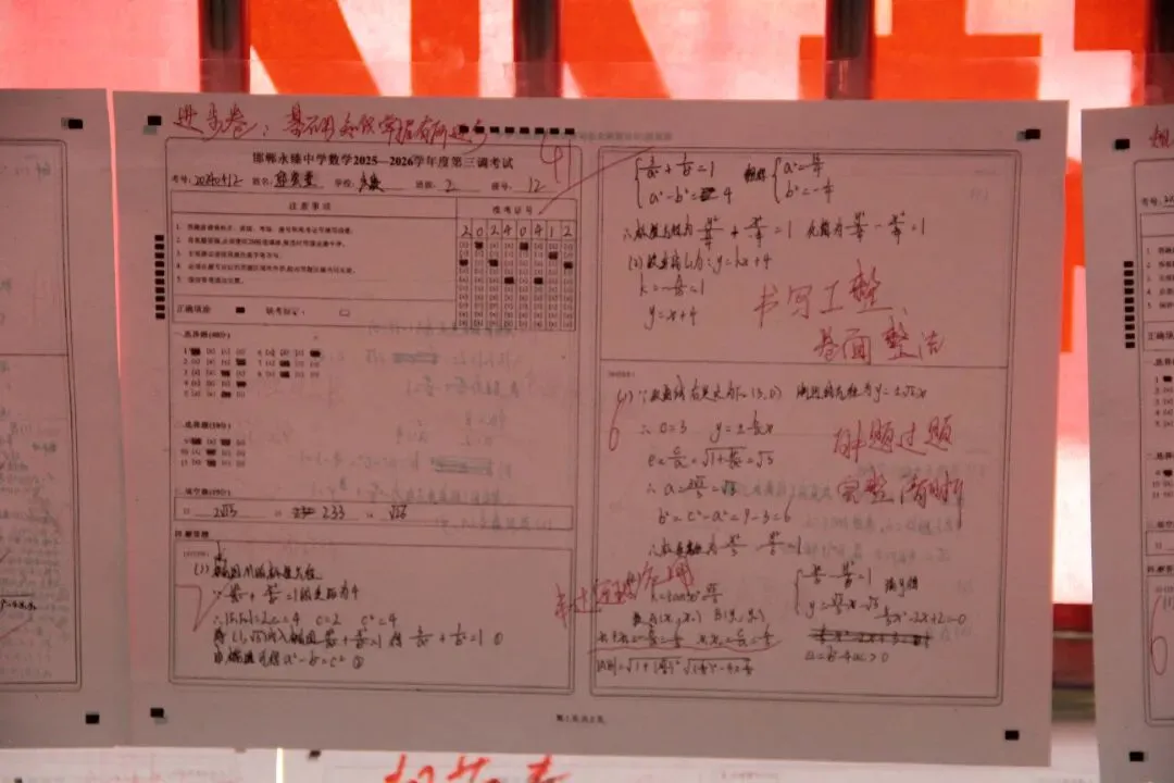 邯郸市永臻高级中学|见贤思齐优秀试卷展示 第6张 邯郸市永臻高级中学|见贤思齐优秀试卷展示 第6张