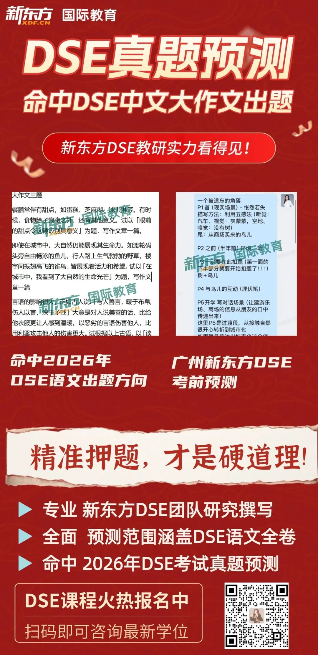 真题回顾,广州新东方DSE连续押中!|2026年香港DSE中文试卷难度怎么样?阅读原文+写作题目+点评来了! 第11张