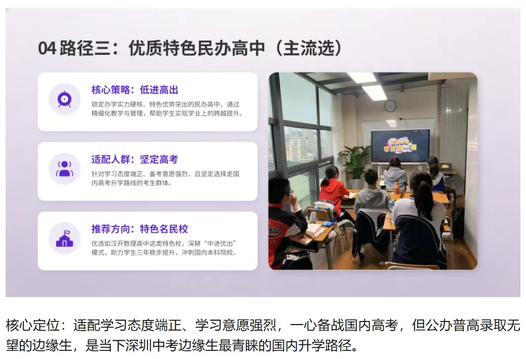 深圳中考边缘生 | 2026年五大精准升学规划!建议家长收藏! 第5张