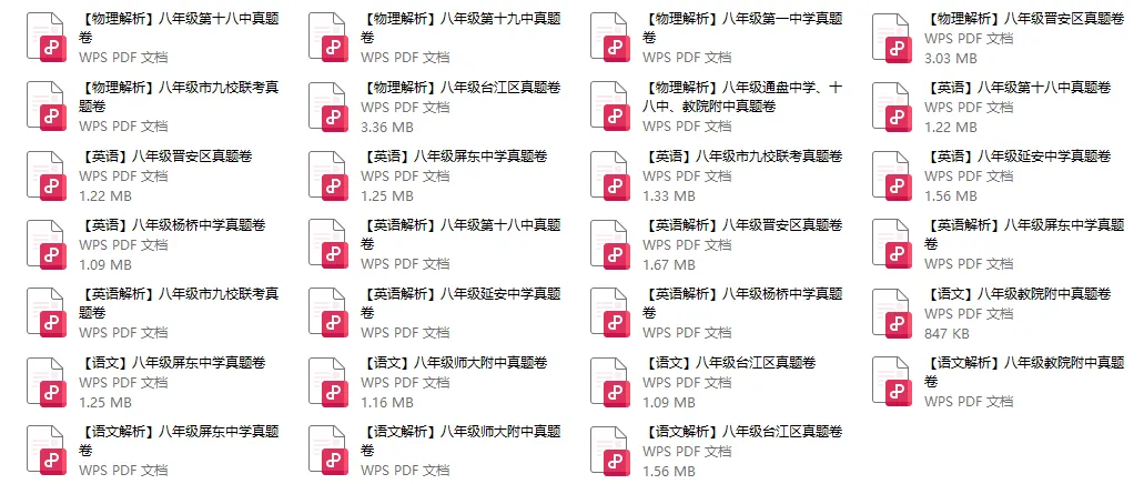 独家整理!六/七/八年级期中真题(含多所重点校)速领! 第7张