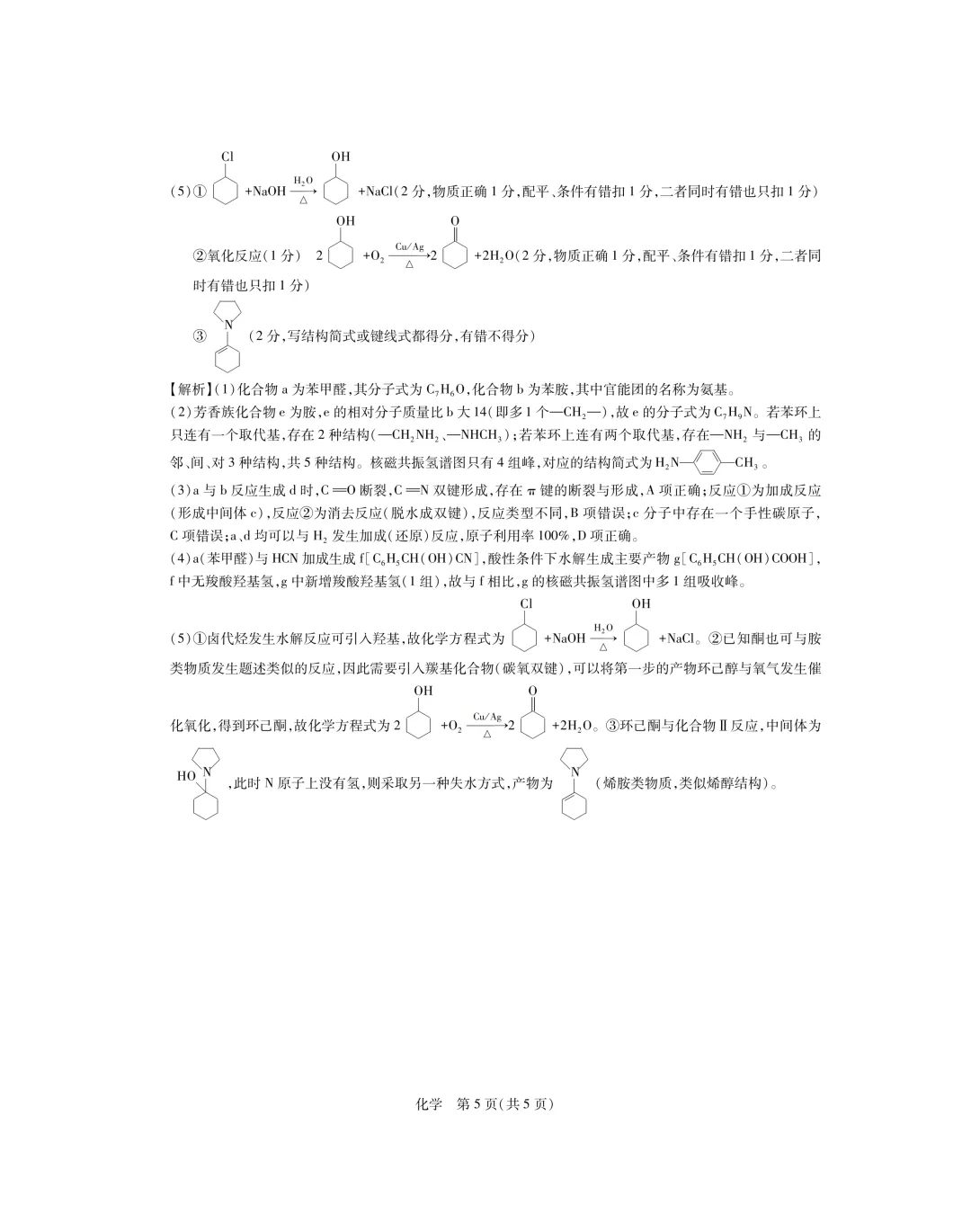 2026届广东省湛江市高三第二次模拟考试化学试卷及答案解析 第12张