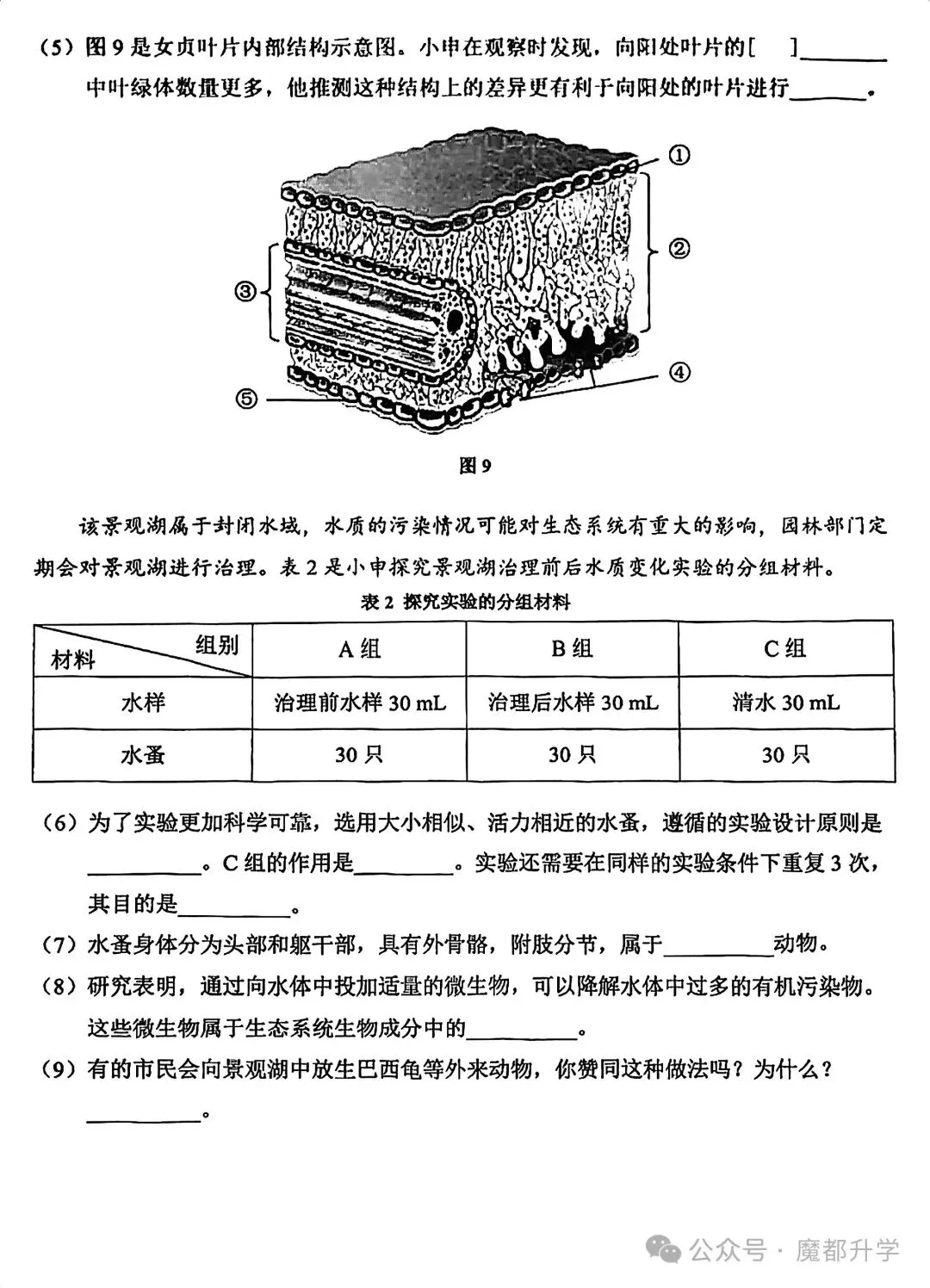 4月17日生命科学会考!来刷刷前3年的真题卷! 第26张 4月17日生命科学会考!来刷刷前3年的真题卷! 第26张