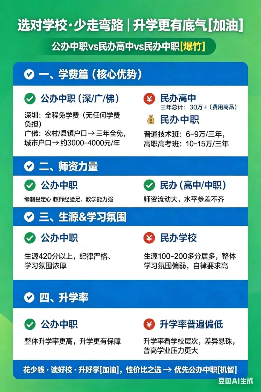 【中考升学规划】初中毕业生升学路径选择规划路线图之我见 第15张 【中考升学规划】初中毕业生升学路径选择规划路线图之我见 第15张