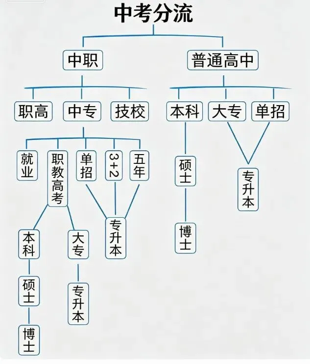 代表建议取消中考分流,我儿子成绩一般,听到这个消息又喜又怕 第2张