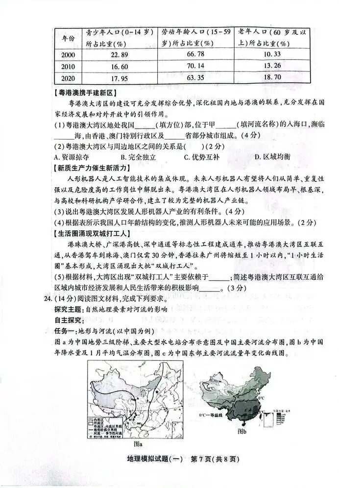 2026.4聊城东昌府区中考一模数学语文英语地理试卷含答案(可下载) 第31张