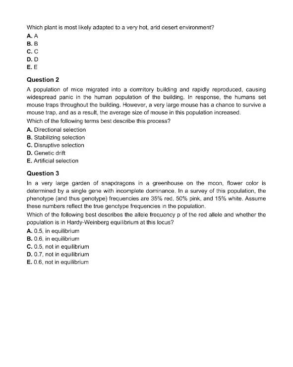 2026年USABO真题答案解析免费分享!附考后USABO直通车课程规划 第2张