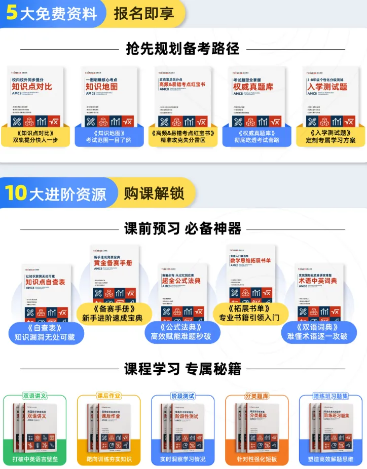 AMC8规则大变天!三套试卷+放宽年龄至15.5岁新规全面落地...附3套卷真题+解析 第10张 AMC8规则大变天!三套试卷+放宽年龄至15.5岁新规全面落地...附3套卷真题+解析 第10张