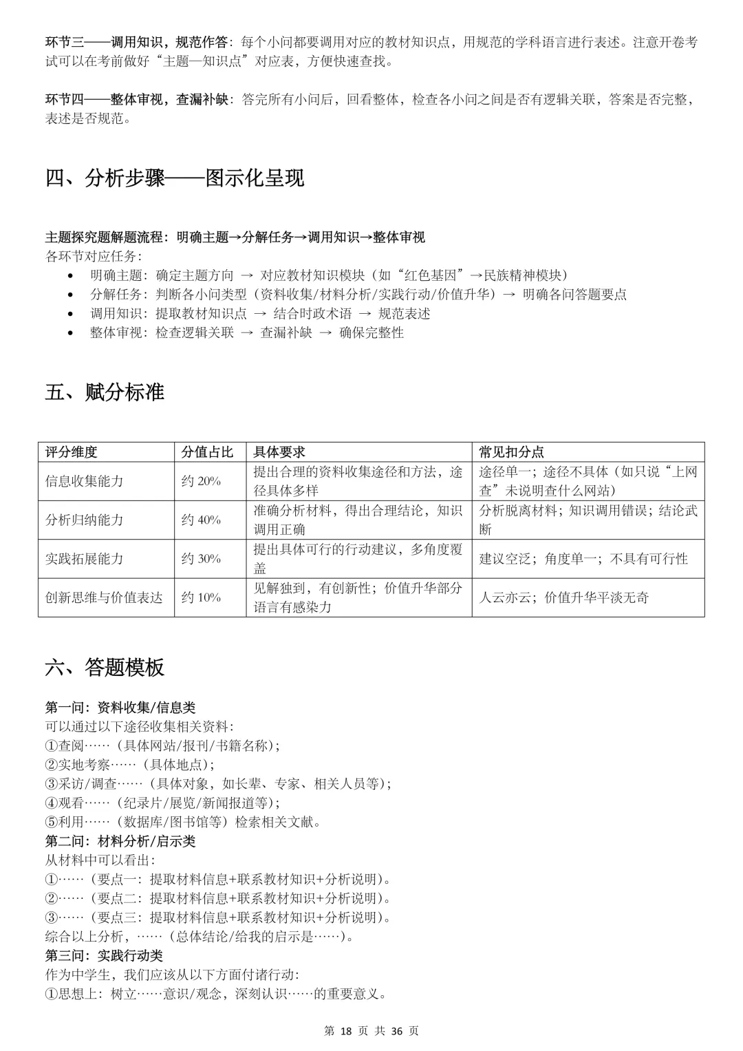 2026陕西中考,【道法】掌握这10类题型解法,冲刺满分! 第18张
