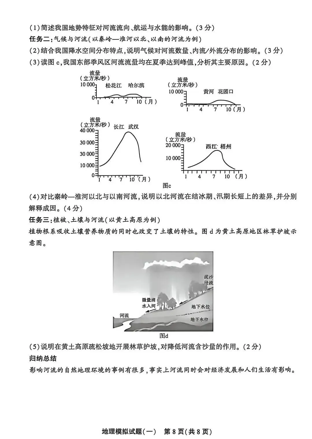2026年山东聊城东昌府区初中学业水平模拟考试地理试卷1 第8张
