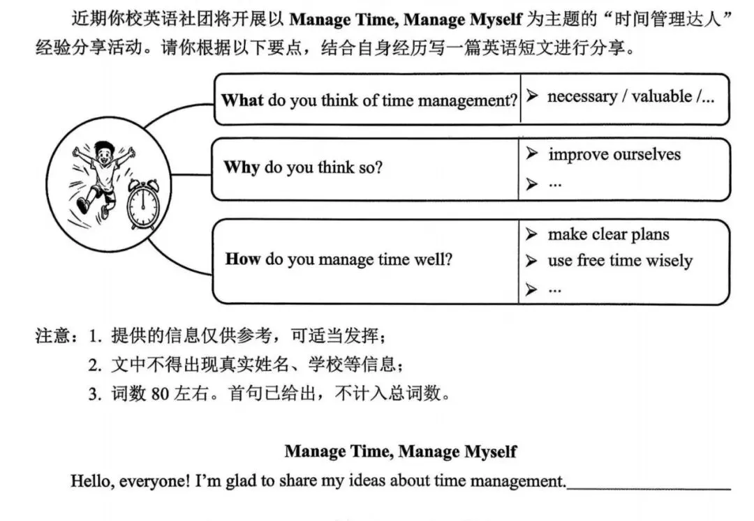 26年浙江中考英语各地一模作文精选 第3张 26年浙江中考英语各地一模作文精选 第3张