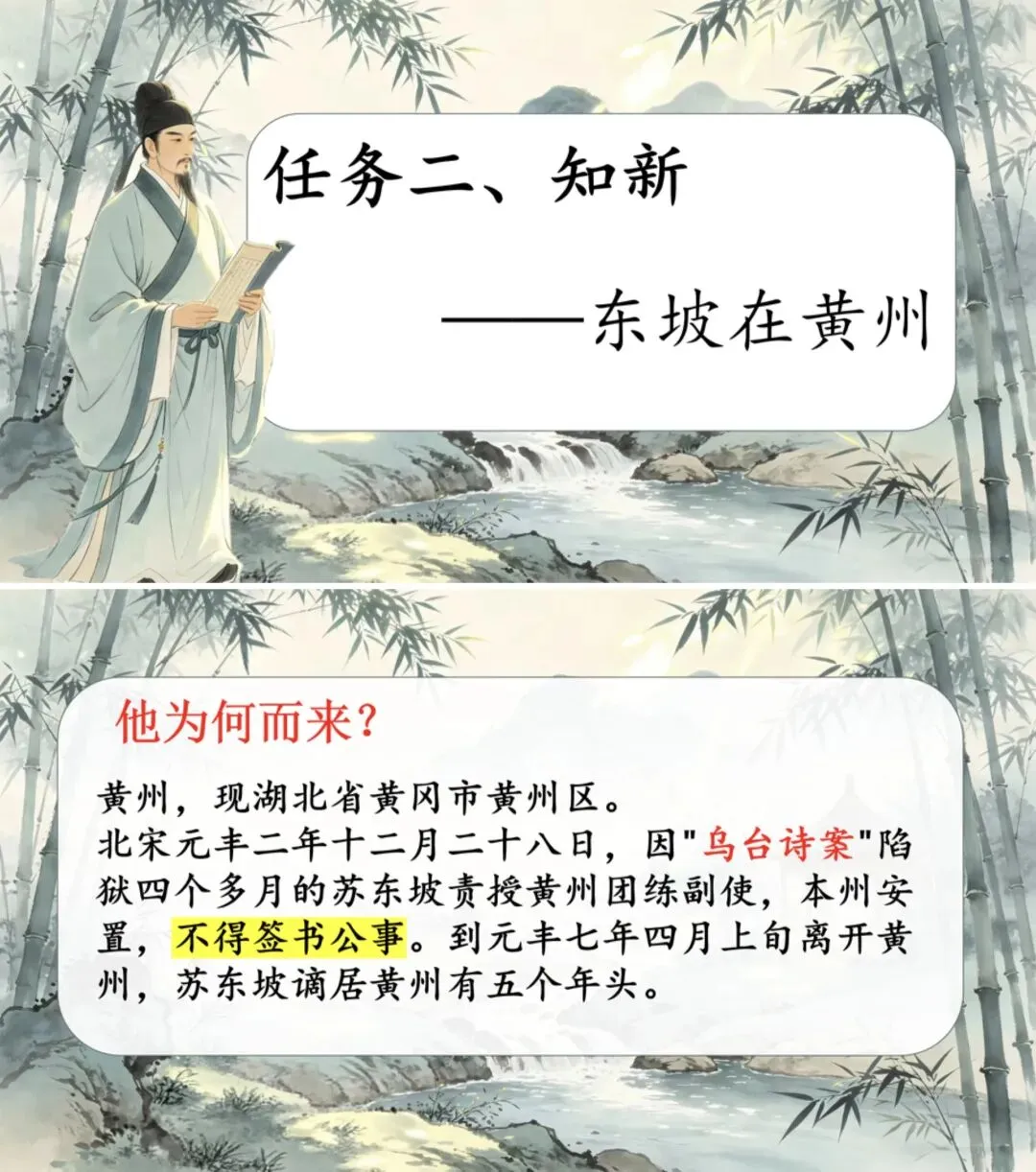 中考苏轼诗文整合复习之遇见苏东坡! 第5张