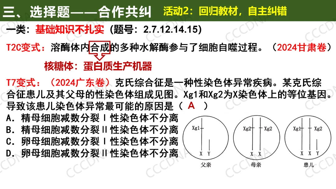 2026届高三生物学二模试卷讲评 第4张