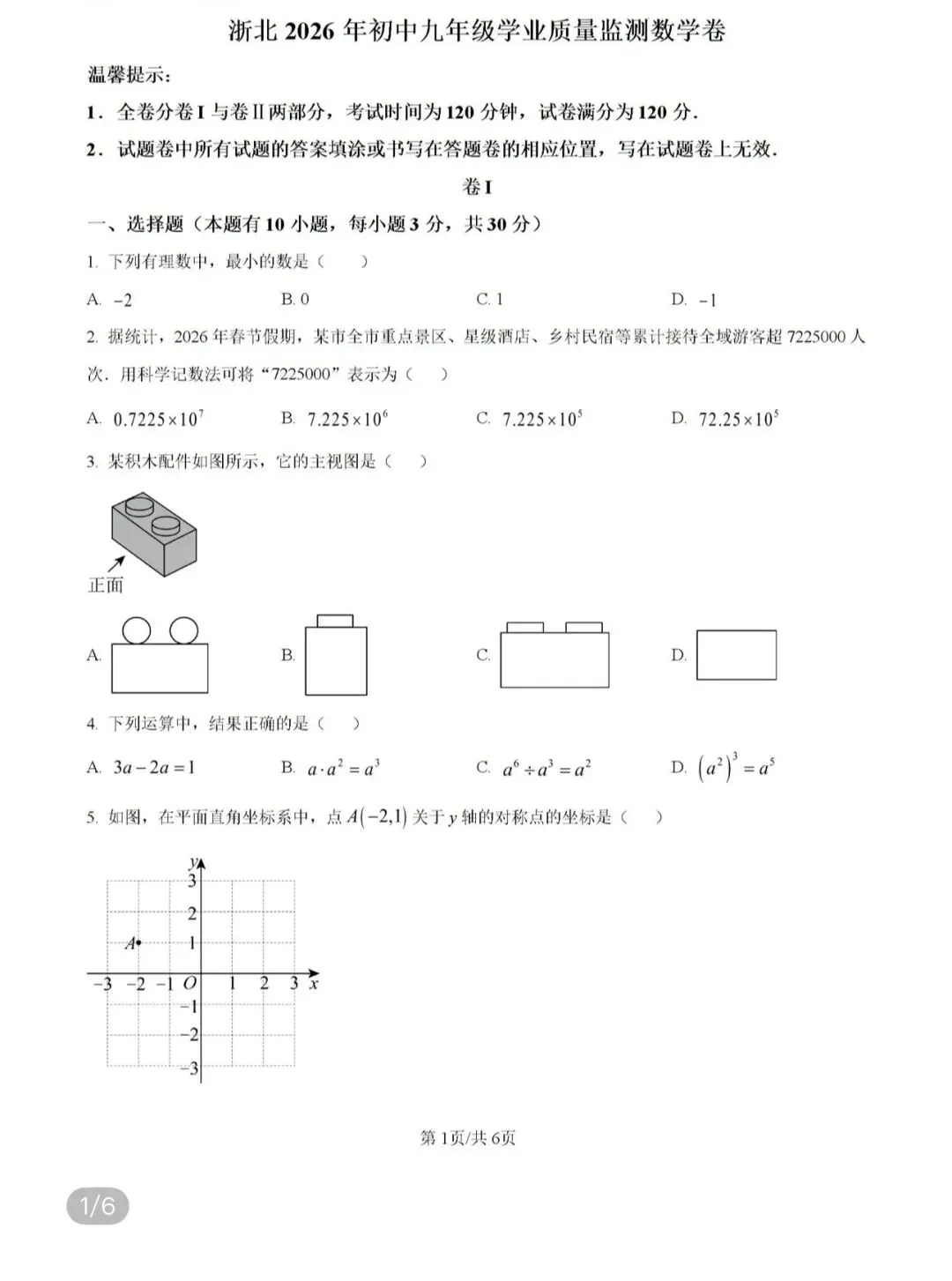 名校真题5 第58张