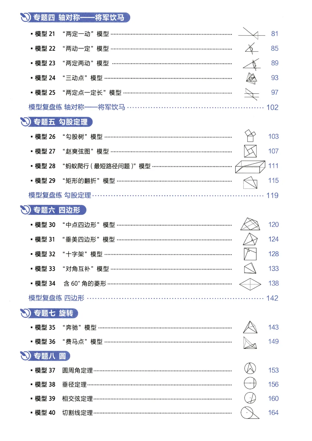 转发集赞第658期——中考几何模型3件套 第11张