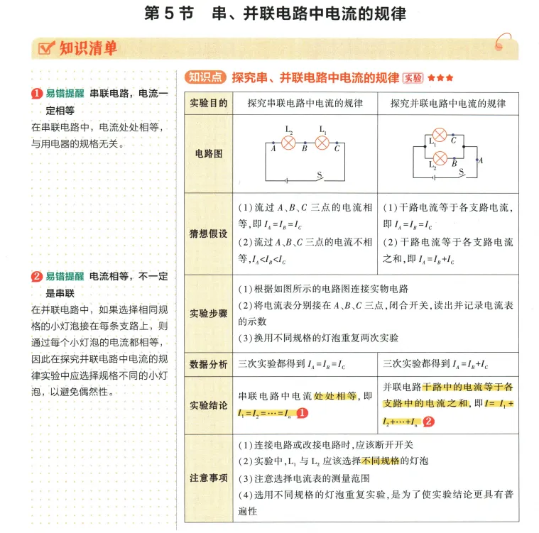 2026年中考物理 第15章 电流和电路 第8张