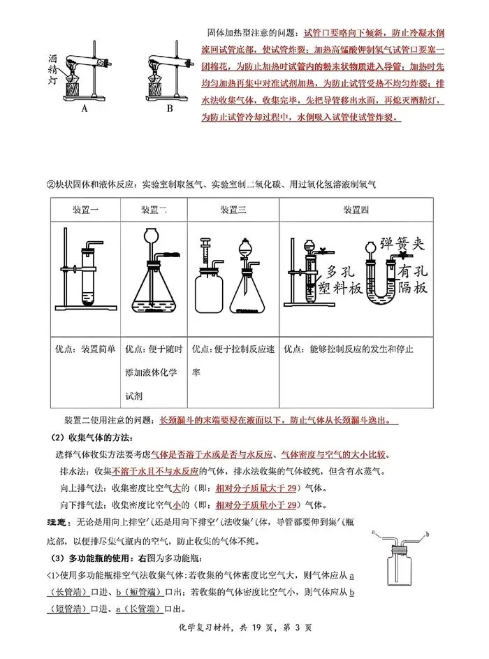 中考化学 | 夯实基础・模块突破 —— 基础知识系统复习(可下载电子版) 第5张
