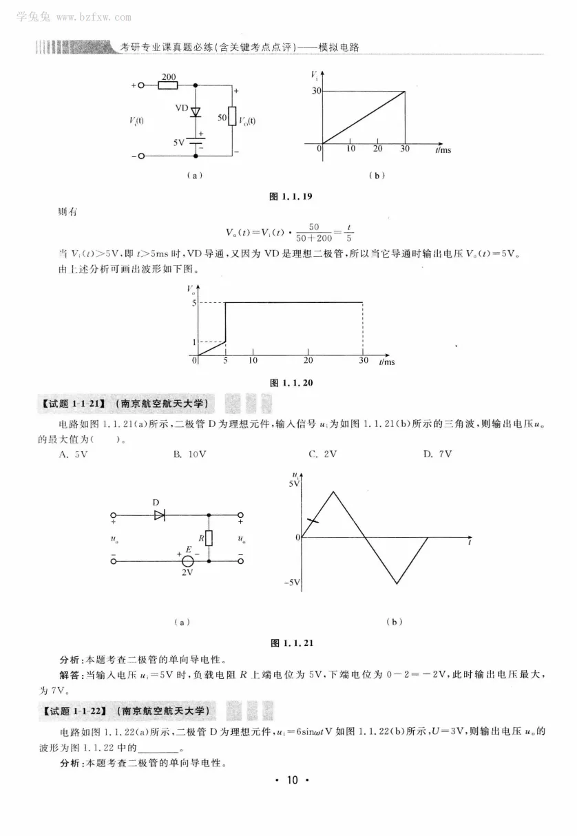 模拟电路 [考研专业课真题研究组编写]-390页 第15张