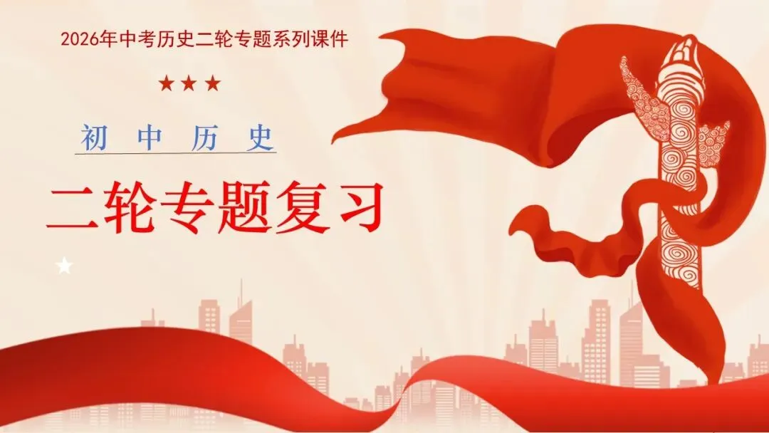 2026年中考历史二轮复习精品课件(35份) 第1张