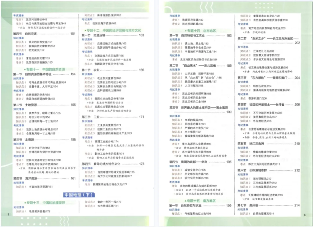 中考总复习-初中地理知识清单 第7张