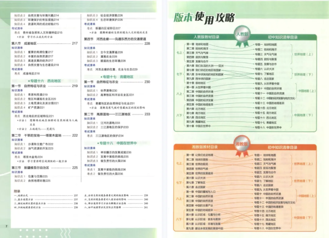 中考总复习-初中地理知识清单 第8张