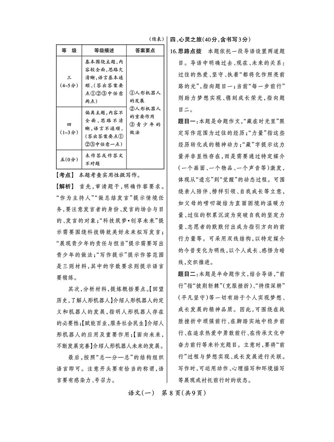 2026年九年级3月底模拟测试(一) 第56张