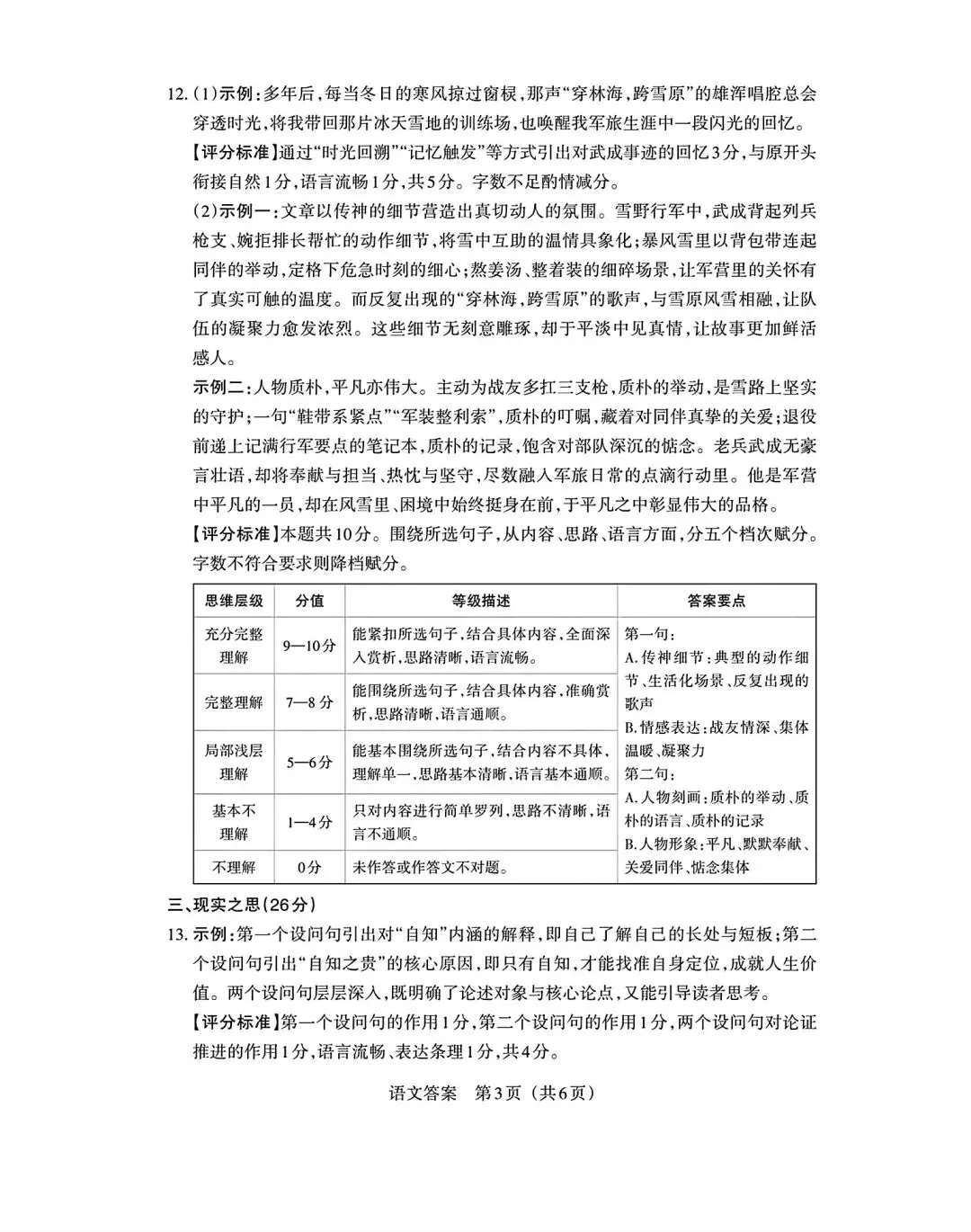 2026年九年级3月底模拟测试(一) 第68张