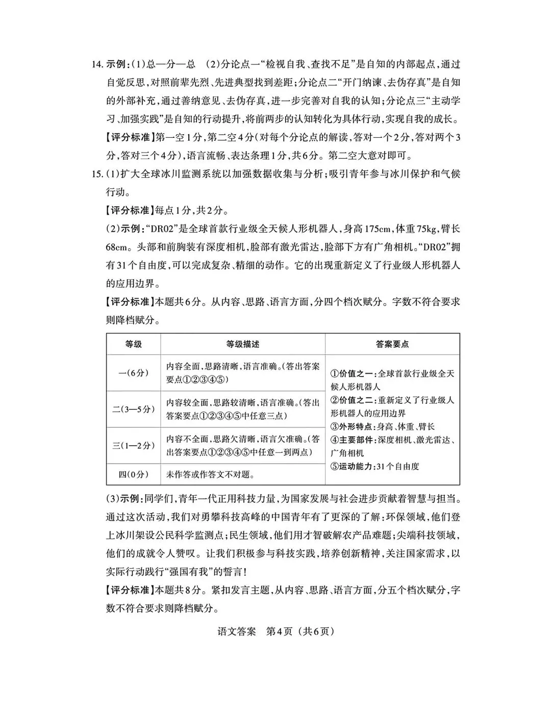 2026年九年级3月底模拟测试(一) 第69张