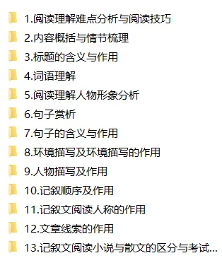 中考冲刺复习资料汇总 第4张