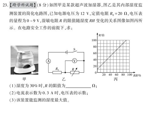 中考冲刺丨物理专项,分类练习2 第9张