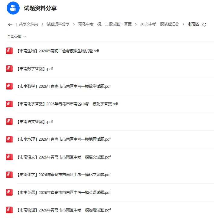 2026青岛市北中考一模语文真题出炉! 第2张