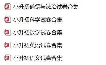 小升初数学试卷 第1张