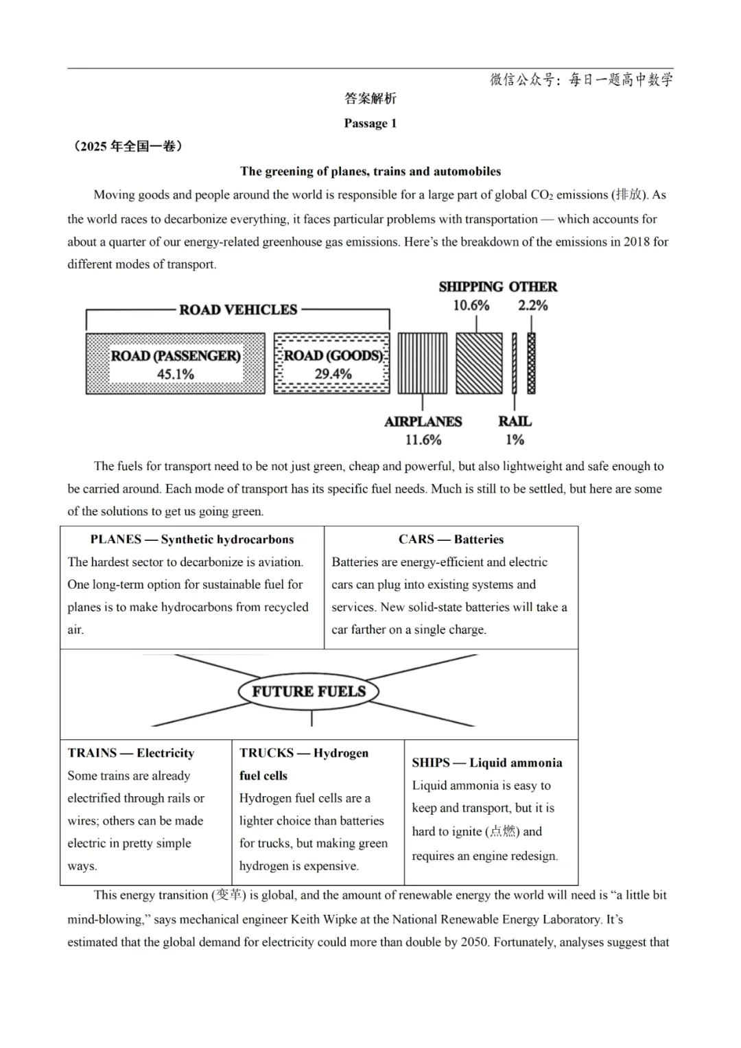 2025高考英语真题分类阅读理解应用文专题复习练习题(含答案与解析) 第18张