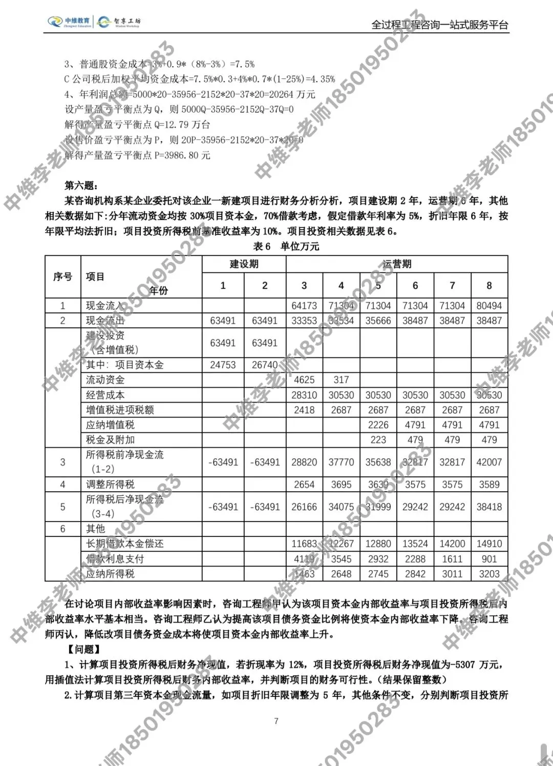 新鲜出炉|2026年咨询工程师实务真题+详细答案解析(全网最全) 第7张 新鲜出炉|2026年咨询工程师实务真题+详细答案解析(全网最全) 第7张