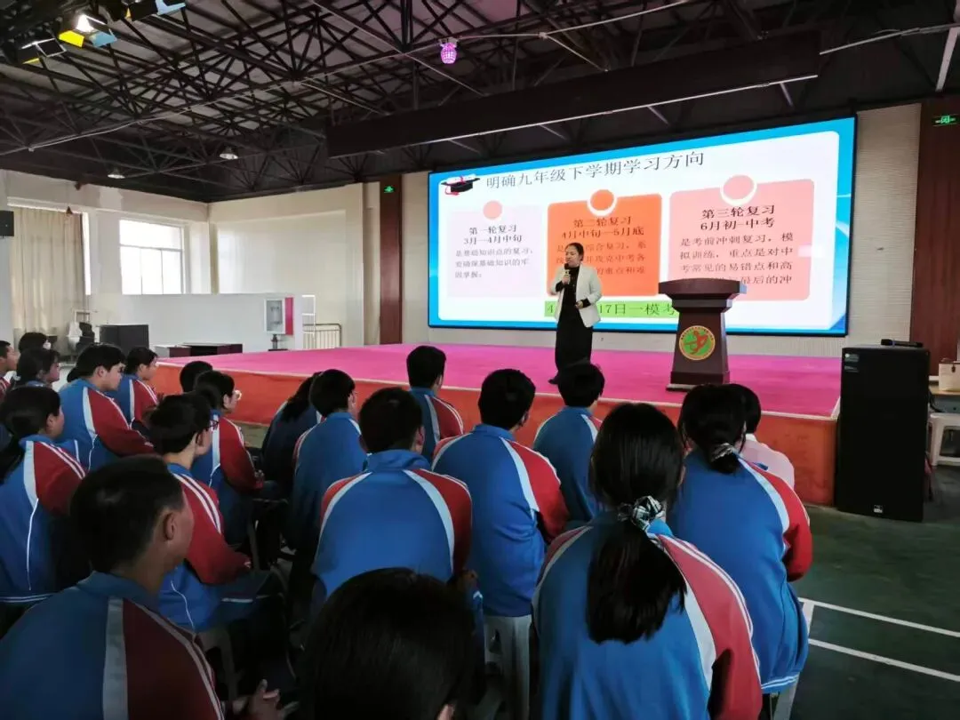 “岳爱暖心・护航中考校园行” 活动走进大汶口镇第一中学 第3张