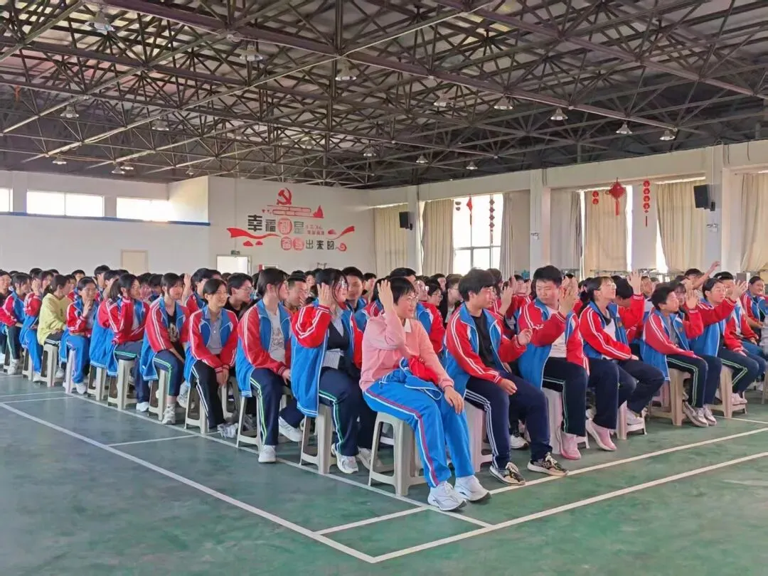 “岳爱暖心・护航中考校园行” 活动走进大汶口镇第一中学 第5张