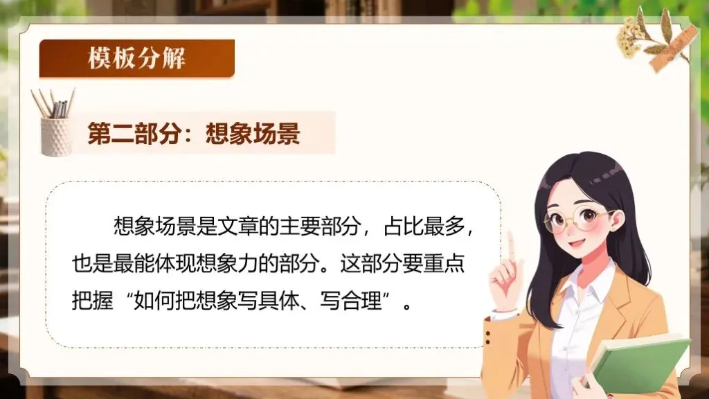【中考作文万能模板】《想象作文“现实触发+想象场景+回归现实”模板》| 作文激发创意! 第22张