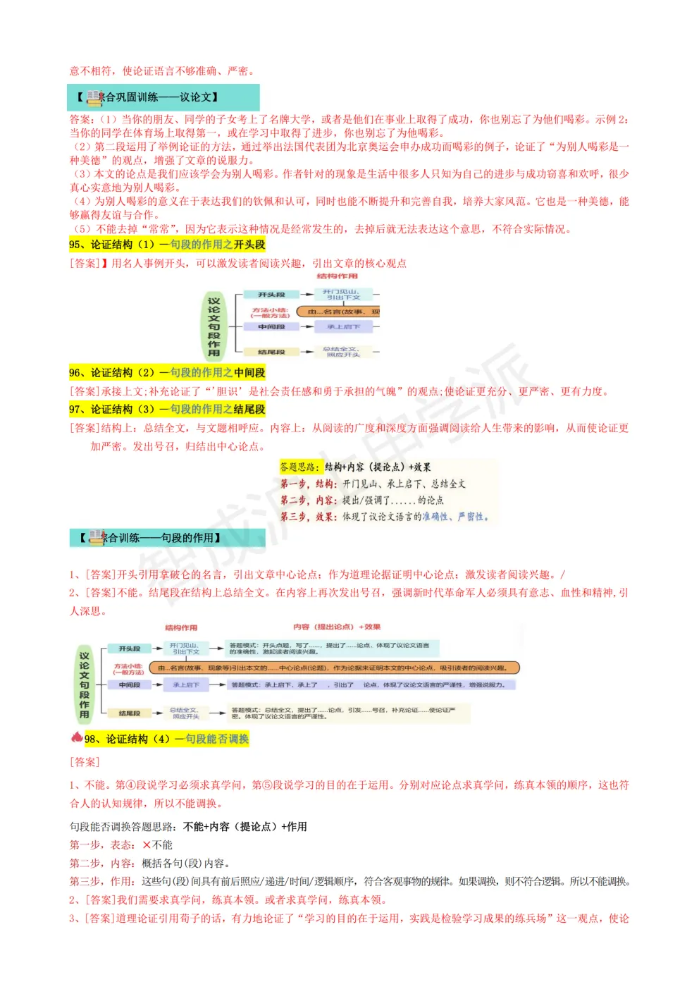 阅读总丢分?上海中考语文阅读理解全题型答题模板+每日训练,从“读懂”到“答满分” 第21张