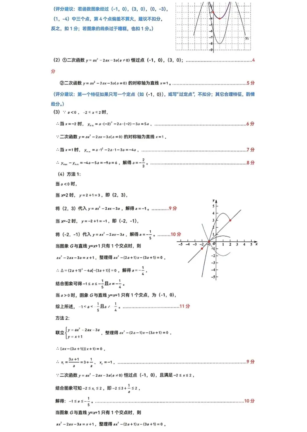 25-26深圳初三34校联考数学试卷 第9张