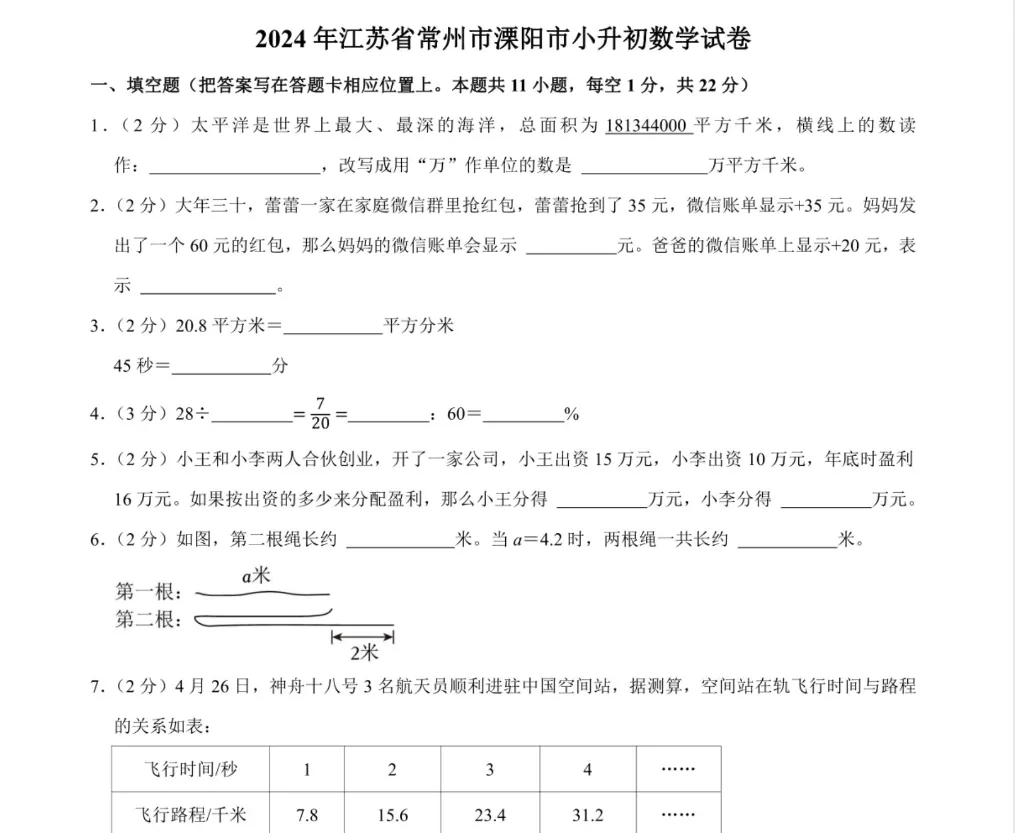 (重庆)研历年真题,筑升学之基——小升初历年真题试卷学习感悟(语文+数学+英语) 第41张
