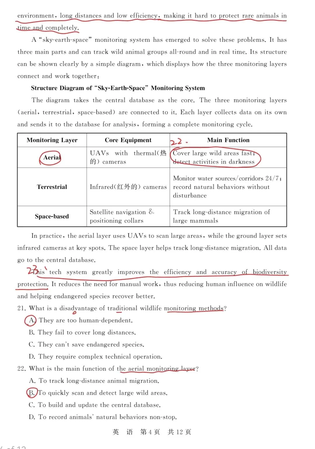 真题解析:2026年4月T8联考英语 第2张