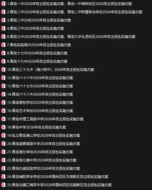 青岛2026中考自招实施方案已出炉! 第3张 青岛2026中考自招实施方案已出炉! 第3张