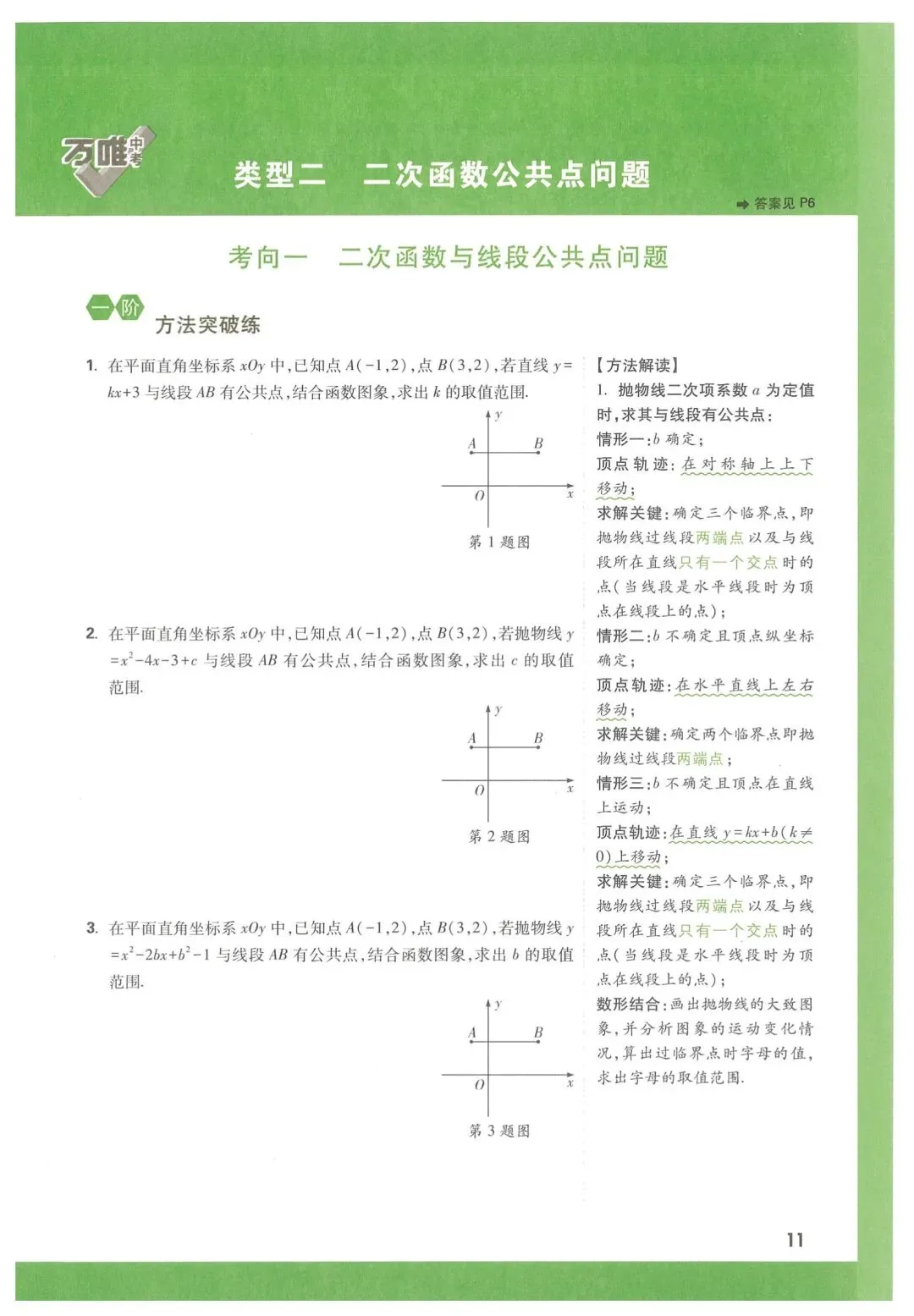 万唯中考数学函数压轴题 第12张