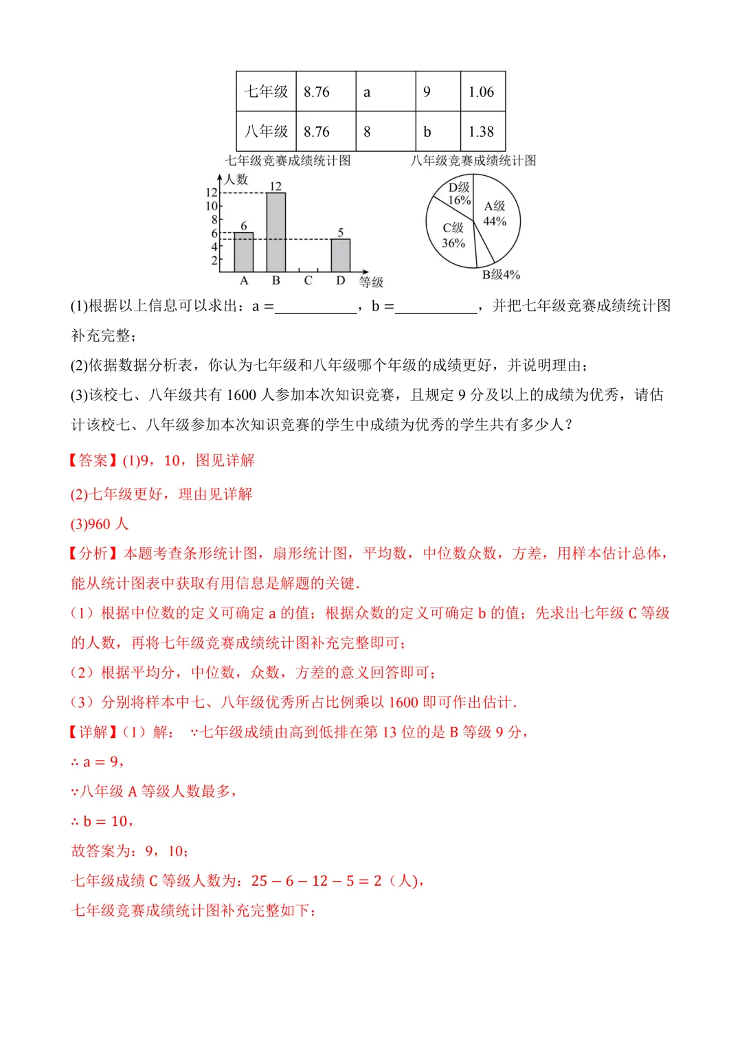 2026年中考第三次模拟考试数学(安徽卷)含解析 第30张