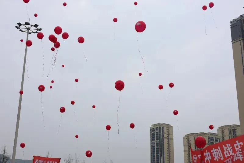 奋蹄扬鞭迎中考 圆梦青春凌云志——叙州区二中实验初中举行2021级百日誓师活动 第37张