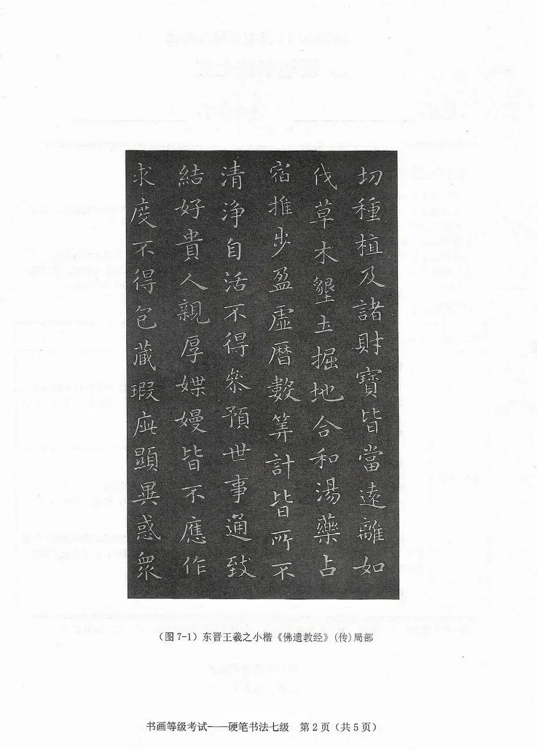 书法考级真题:2025年11月CCPT硬笔书法7级真题试卷(含答题卡、备考资料) 第5张