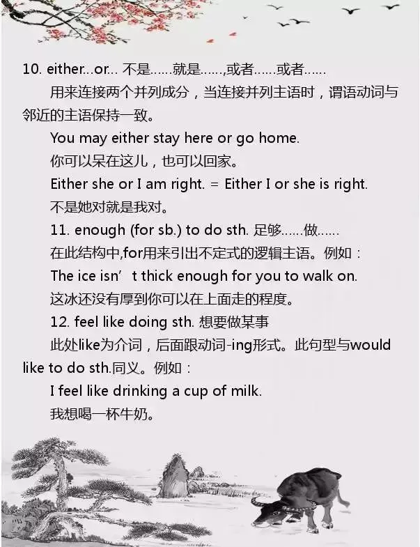 中考英语 | 初中英语最重要的55个句型,包含90%的高频考点 第6张