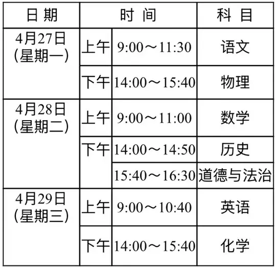 下周开考!苏州期中考安排表+考试范围出炉!免费领初一到高二往年真题 第32张